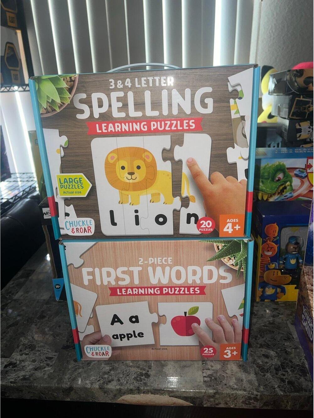 Fisher Price Chuckle and Roar learning puzzles